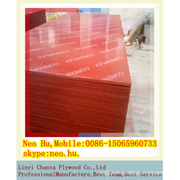 Linyi color rojo colourgood película de precio enfrentado contrachapado / contrachapado de encofrado / madera contrachapada marina